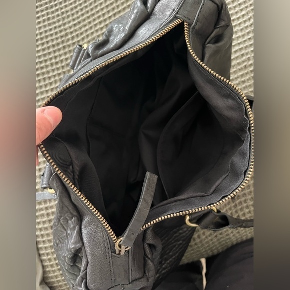 Sundance Catalog Italian Pebble Leather Aerin Doctor’s Bag Satchel Tote - Picture 5 of 6